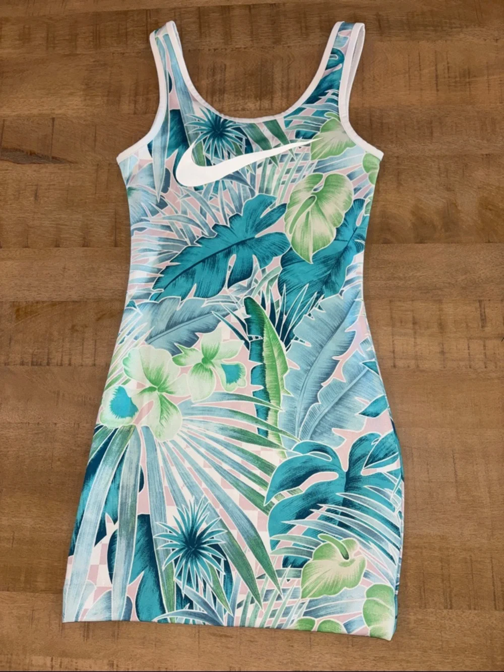 Nike Ultra Femme Floral Tank Dress XS - Picture 1 of 4